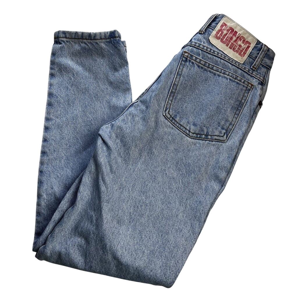 Bongo High Rise Vintage stone washed Blue jeans Women’s 26x28 Juniors Size 9 Y2K